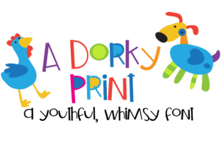 A Dorky Print: A Playful Typeface for Bold Brands