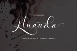 Ananda: An Elegant Script Font for Editorial Design