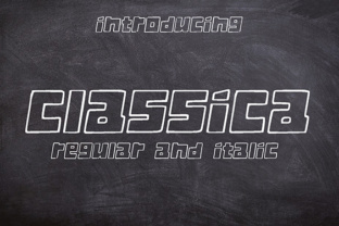Classica: The Outline Font for Bold Marketing
