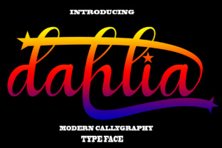 Dahlia: A Modern Script Font for Editorial Design