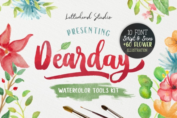 DearDay Font: Elevate Web Design with Hand-Drawn Charm