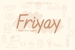 Friyay: A Handwritten Typeface for Social Campaigns