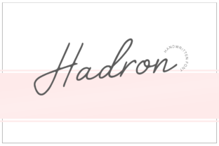 Hadron: A Handwritten Typeface for Branding