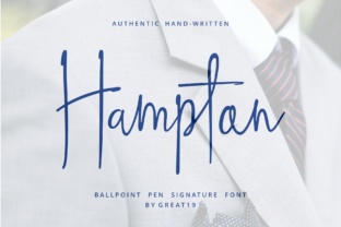 Hampton Font: Elevating Campaign Visuals with Authentic Script