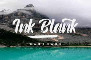 Ink Blank Font: Elegant Script for Crafters