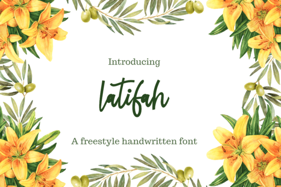 Latifah: A Quirky Handwritten Font for Makers