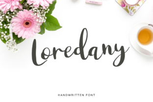 Loredany: A Fresh Script Typeface for Editorial Design