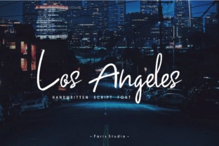 Los Angeles Font: Handwritten Charm for Makers