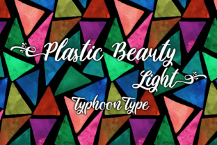 Plastic Beauty Light: A Bold Script Font for Web Design