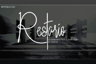 Restario: A Modern Handwriting Font for Web Design