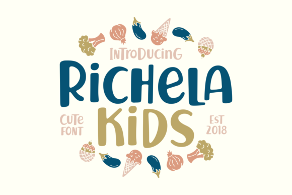 Richela Kids: A Playful Script Font for Branding
