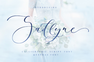 Sadlyne: An Elegant Handwritten Typeface for Editorial Design
