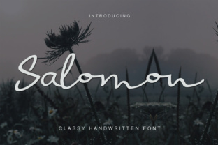 Salomon: The Handwritten Font for Crafters