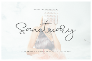 Sanctuary: A Handmade Calligraphy Font for Branding