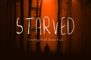 Starved Font: Hand-Drawn Horror for Bold Marketing