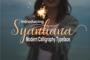 Syantiana: A Handmade Script Font for Makers