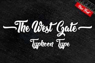 The West Gate: A Retro Script Typeface for Editorial Design