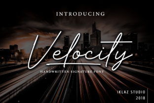 Velocity: A Signature Font for Modern Brands