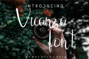 Vicanza: A Premium Script Font for Web Design