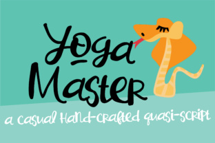 Yoga Master: The Font That Elevates Campaign Design