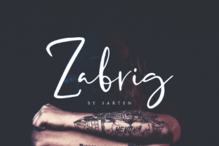 Zabrig Font: Elevating Editorial Design with Handwritten Grace