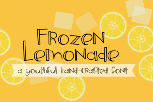 ZP Frozen Lemonade: A Whimsical Display Font for Branding